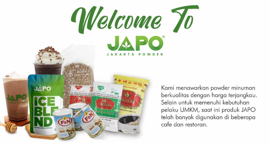 JAPO: Distributor Bubuk Minuman Terbaik Di Jakarta